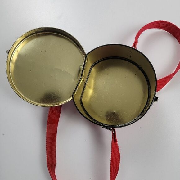 Vintage 90s Betty Boop Metal Tin Purse with Red Strap lunch box Crossbody - Picture 7 of 13